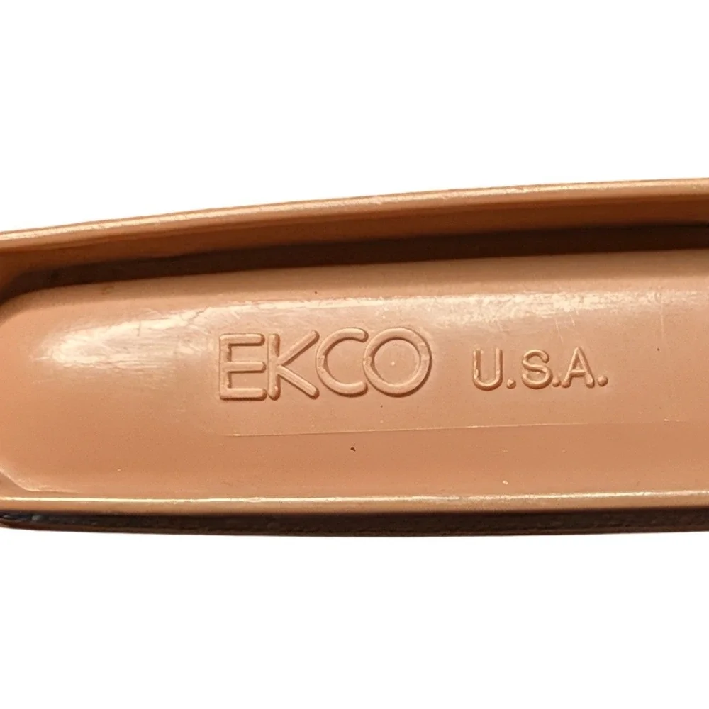 Vintage EKCO USA Slotted Spatula Turner Dusty Rose Nylon Dishwasher Safe Retro